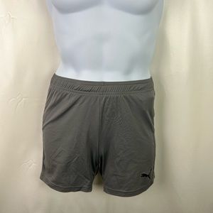 Boy puma shorts Sz L primary color grey